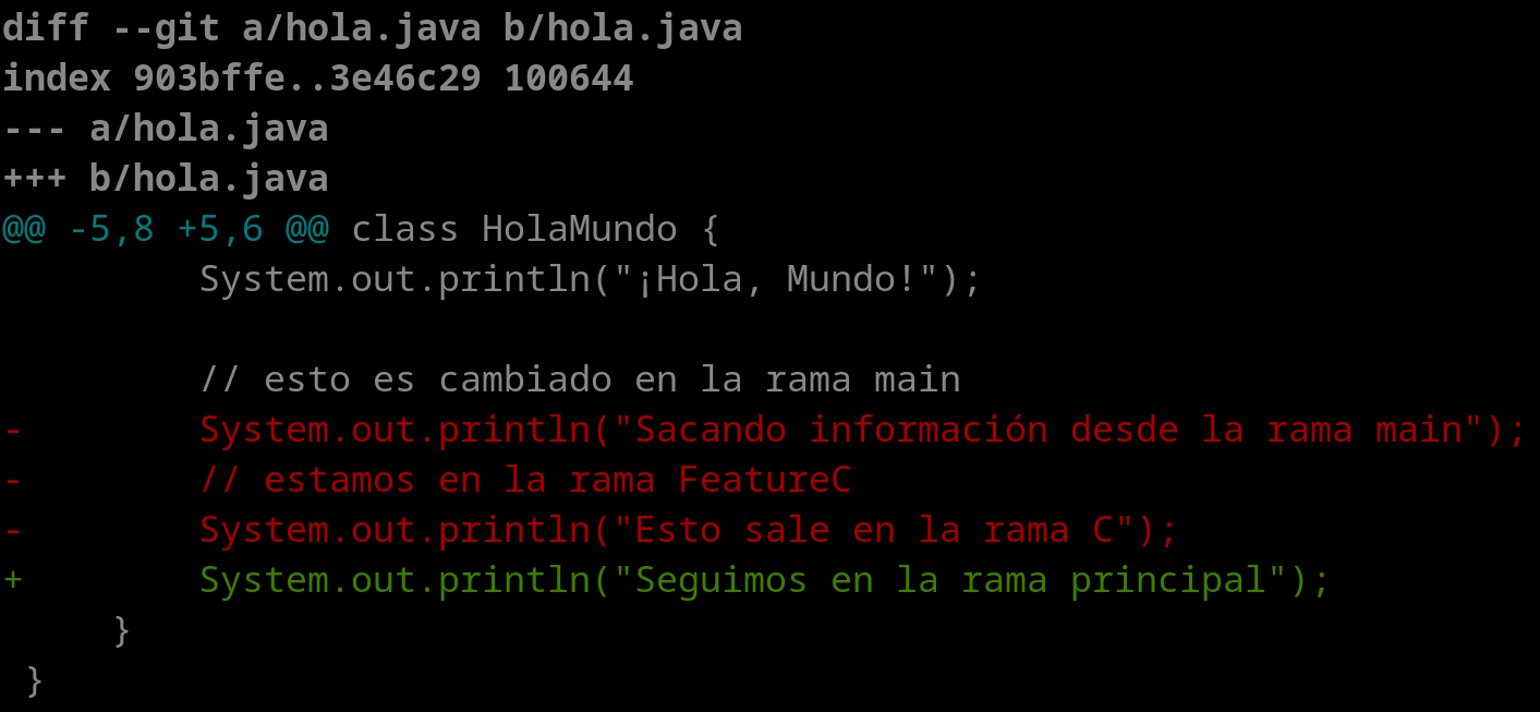 Cambios respecto al commit anterior